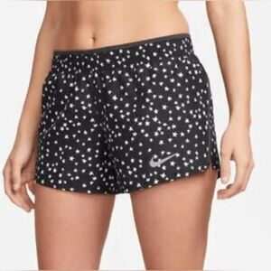 Nike Dri-fit women's stars print black white sports short size S